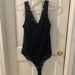 Torrid Black Lace Bodysuit